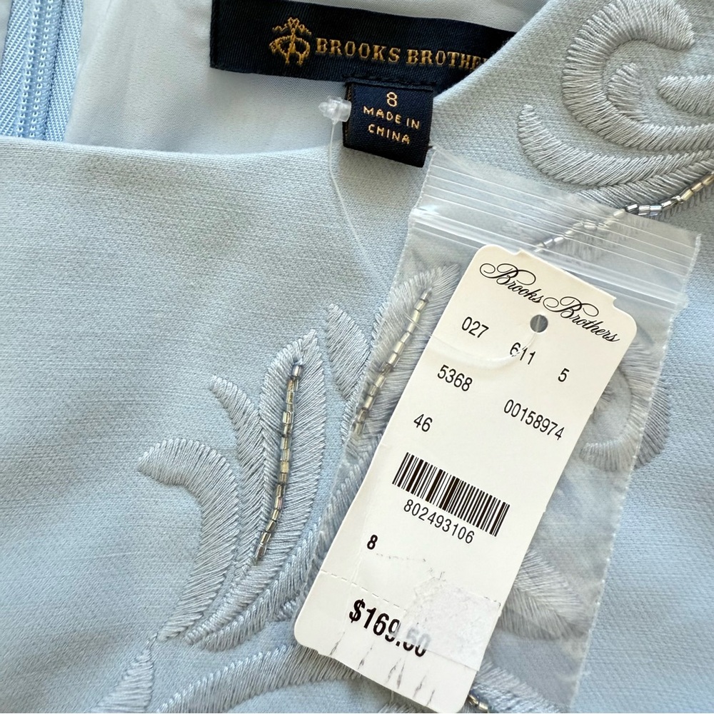 NWT!!! Brooks and Brothers women midi dress size 6 US Retail 169$ - Picture 7 of 11